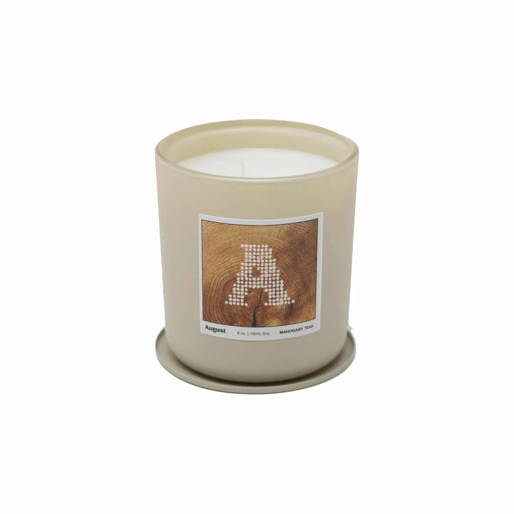 August "Mahogany Teakwood” Candle