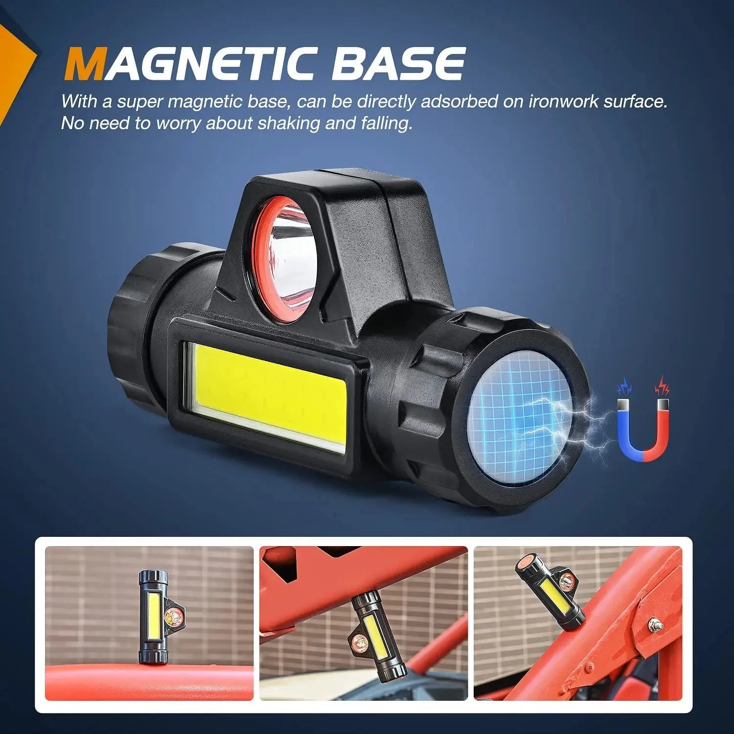 Dome Light Spot Flood Combo Universal 1.5in-2.0in Roll Bar Mount
