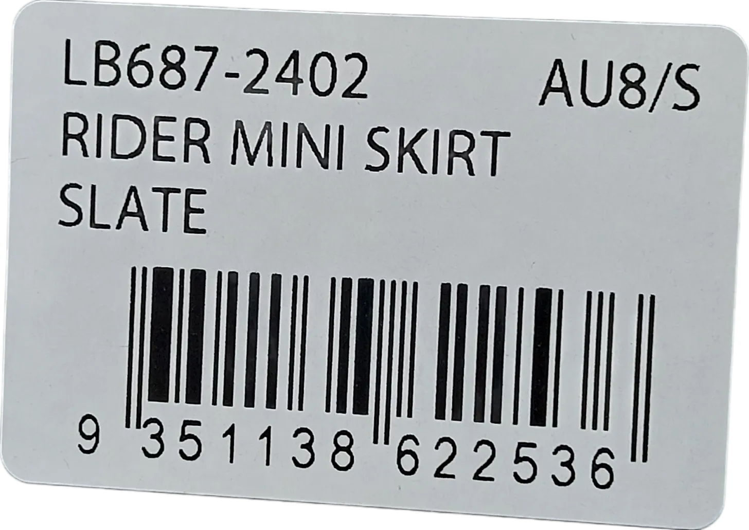 Lioness Grey Rider Mini Skirt UK S